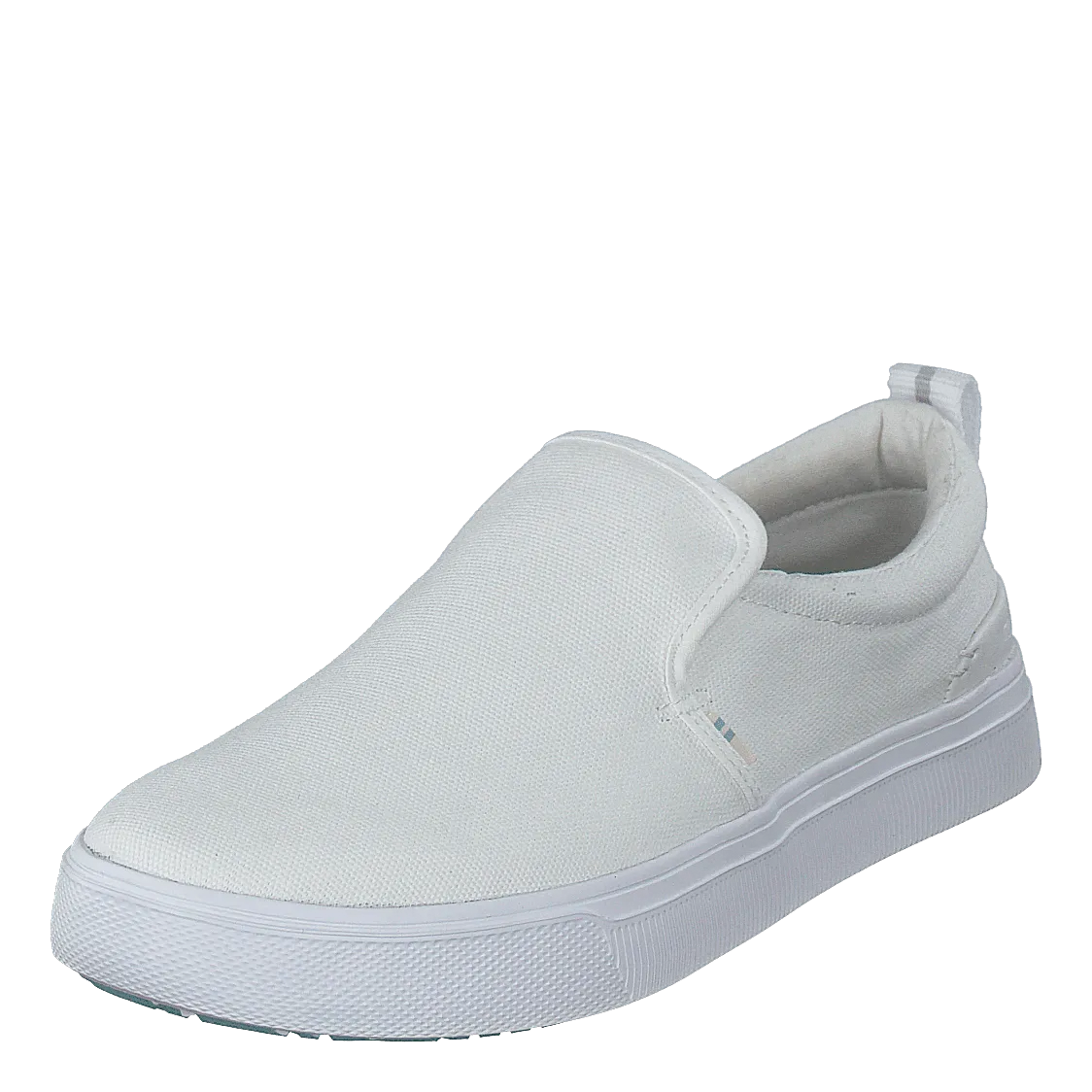 White Canvas Mn Trlt Slipon Ss White