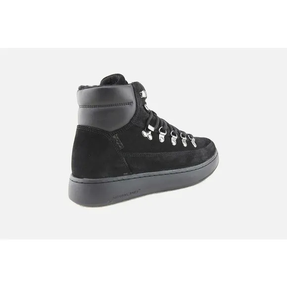 Woden Women's Iris Suede Boots Sz 6.5 (EU 38) Black