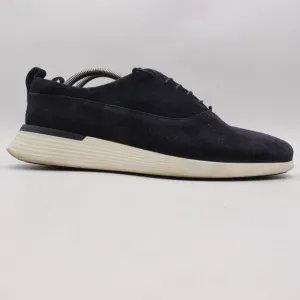 Wolf &amp; Shepherd Men's Size 9.5 Crossover Longwing Navy Blue Suede Shoes