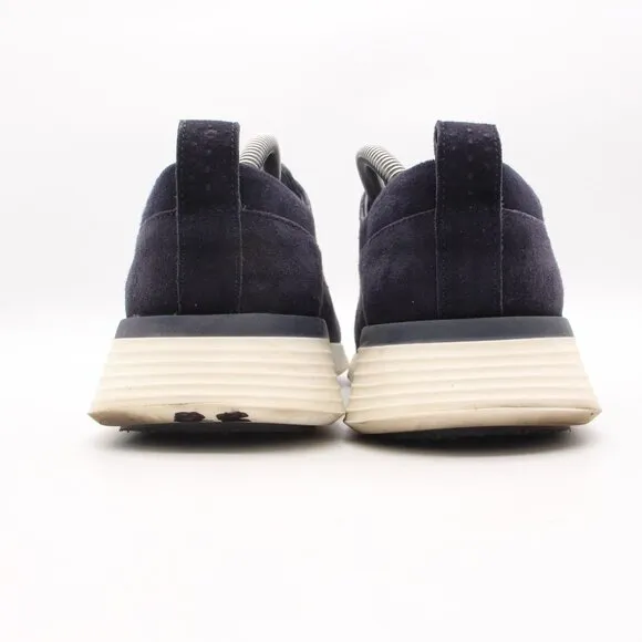 Wolf &amp; Shepherd Men's Size 9.5 Crossover Longwing Navy Blue Suede Shoes