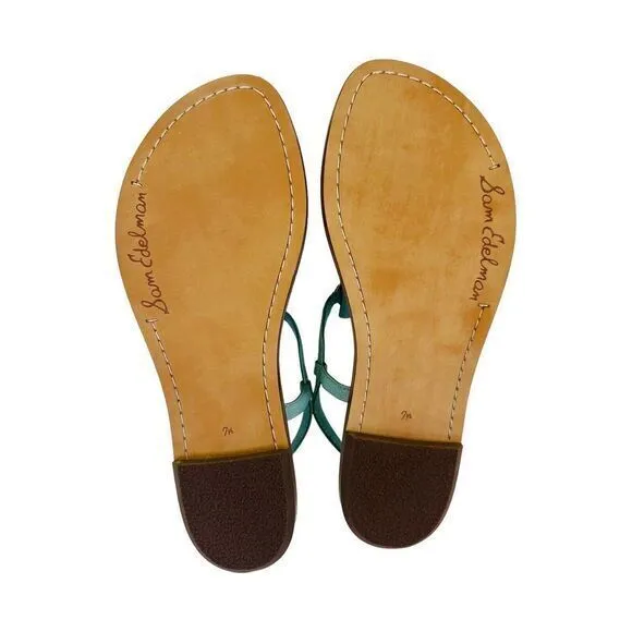 Woman's Sandals Sam‎ Edelman Gigi Signet Tide Blue Size 7.5M NWB Light Weight
