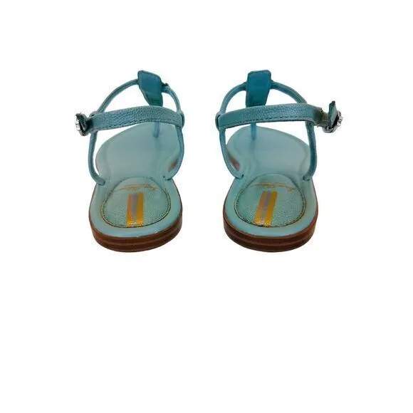 Woman's Sandals Sam‎ Edelman Gigi Signet Tide Blue Size 7.5M NWB Light Weight