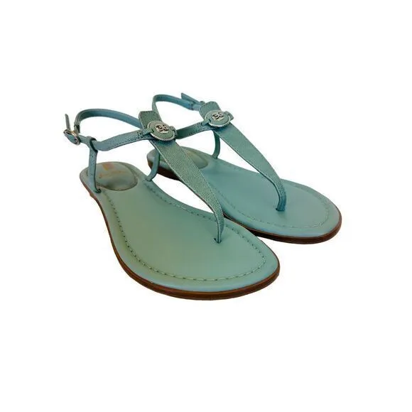 Woman's Sandals Sam‎ Edelman Gigi Signet Tide Blue Size 7.5M NWB Light Weight