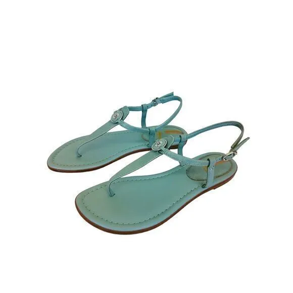 Woman's Sandals Sam‎ Edelman Gigi Signet Tide Blue Size 7.5M NWB Light Weight