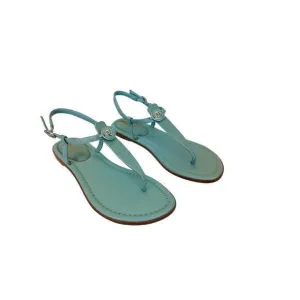 Woman's Sandals Sam‎ Edelman Gigi Signet Tide Blue Size 7.5M NWB Light Weight
