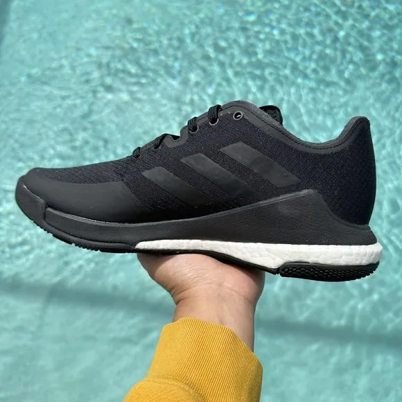 WOMEN'S adidas Crazyflight Triple Black Cross Trainer EF2677