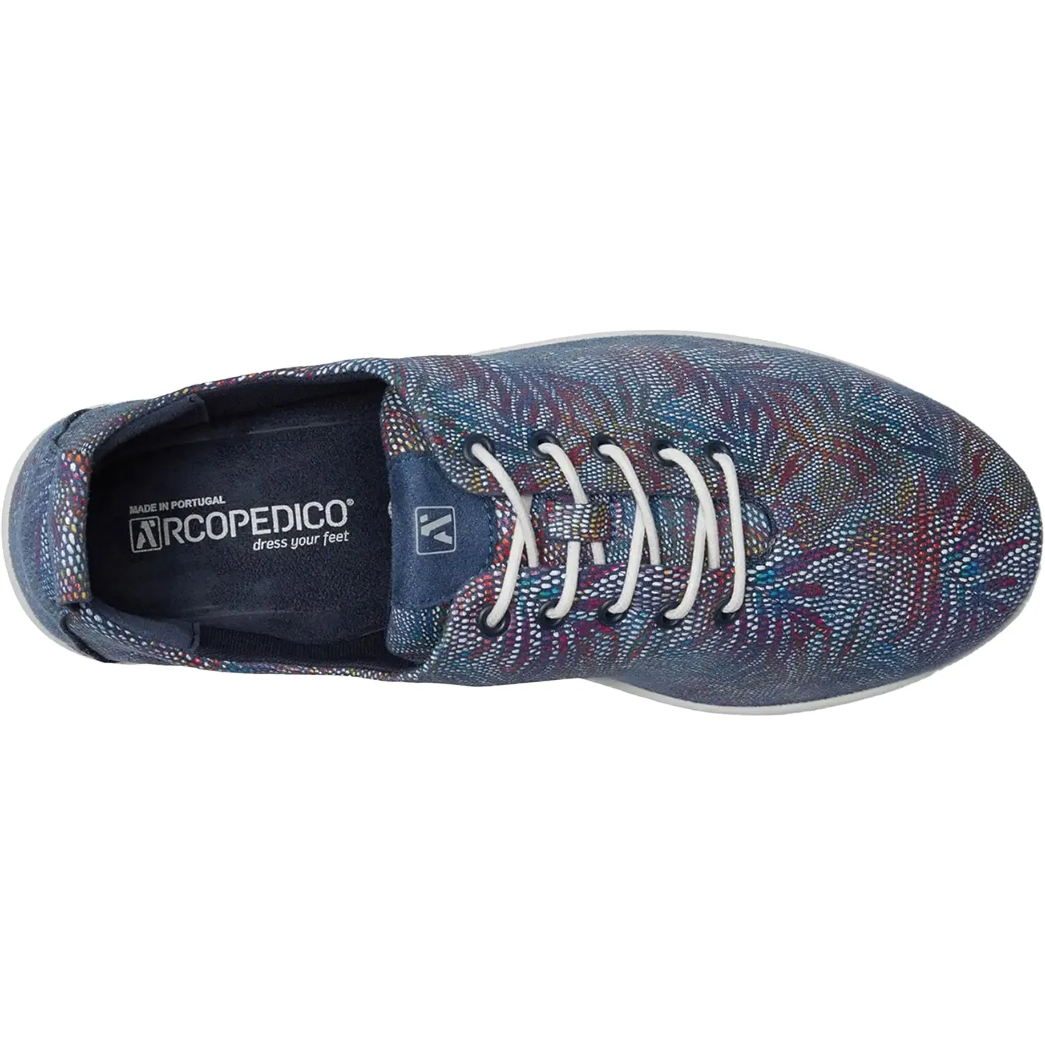 Women's Arcopedico Lanin Blue Palm Multi Synthetic