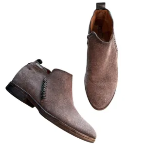 Women’s brown suede Pikolinos leather ankle boots