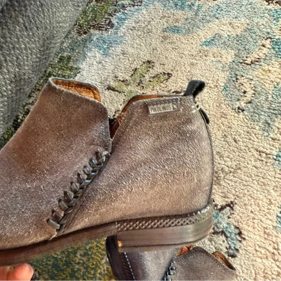 Women’s brown suede Pikolinos leather ankle boots