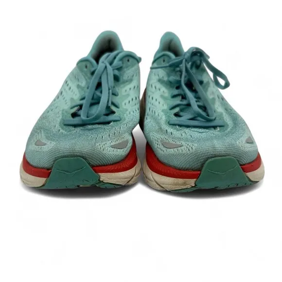 Women’s HOKA Light Blue Clifton Sneakers Trainers Running Shoes 8.5B