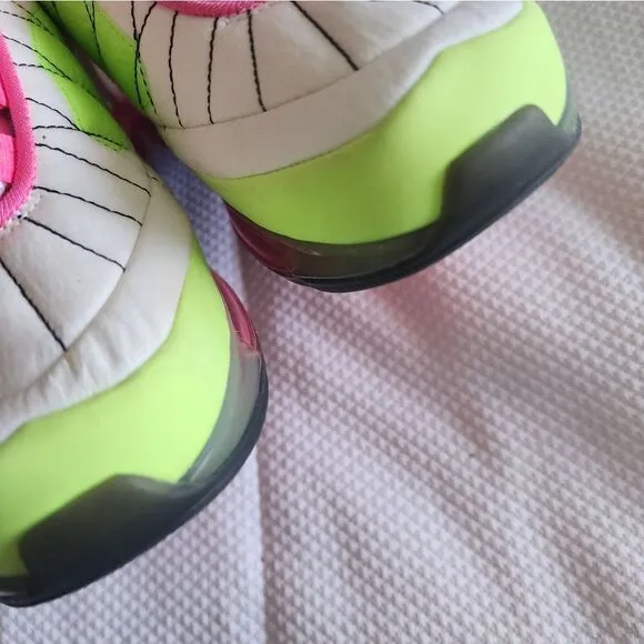 Women's NIKE MX-720-818 white pink blast ghost green sneakers shoes