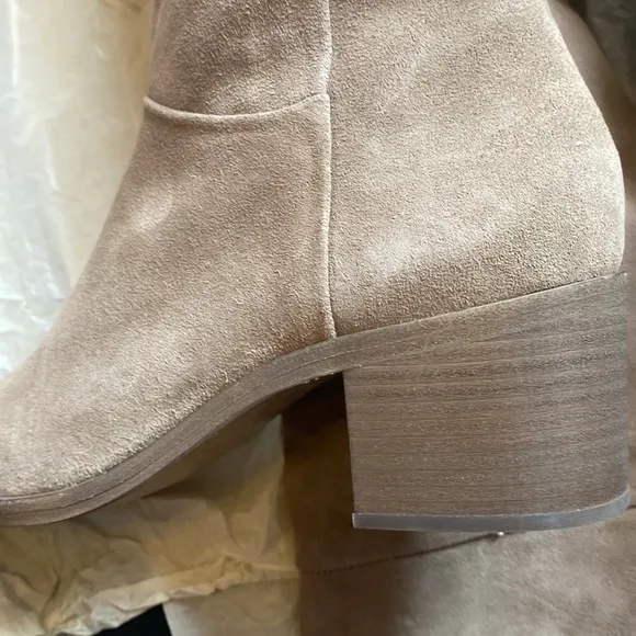 Women’s Rag&amp;Bone Ashley over the knee in stone suede tall boots