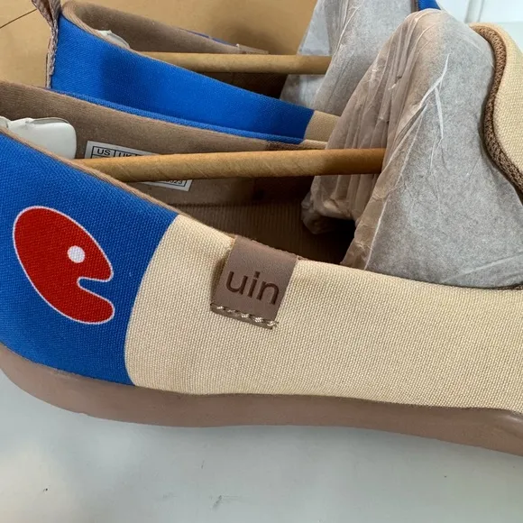 Women’s Size 9 UIN Slip On Shoes Canvas Comfortable Summertime Wanderment NIB