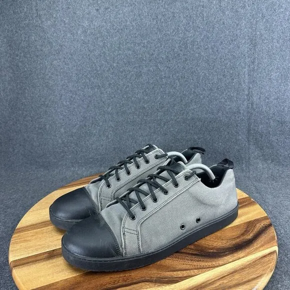Woobies Tactical Mod-1 Cemento Gray Black Canvas Shoes Mens Size 11.5 USA Made