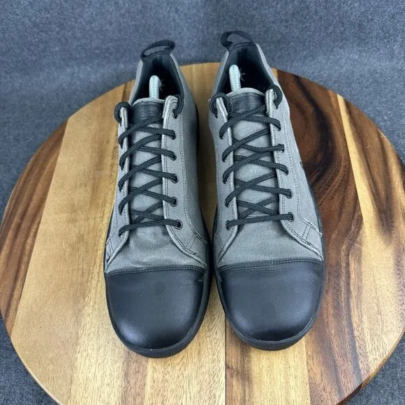 Woobies Tactical Mod-1 Cemento Gray Black Canvas Shoes Mens Size 11.5 USA Made