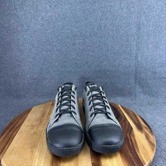 Woobies Tactical Mod-1 Cemento Gray Black Canvas Shoes Mens Size 11.5 USA Made