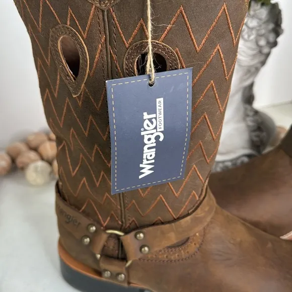 WRANGLER WOMEN'S HARNESS COWBOY Boots Sz 9