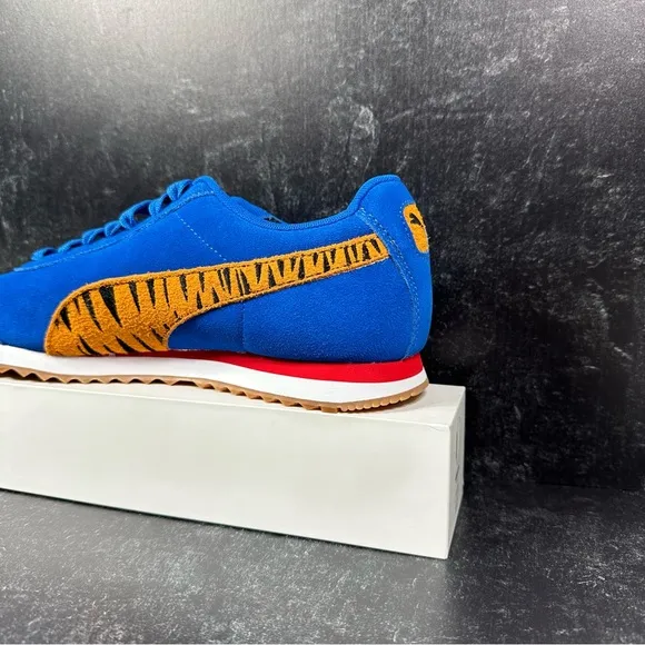 X FROSTED FLAKES ROMA MENS SHOES SIZE 10 TONY THE TIGER STRIPE KELLOGGS SUEDE