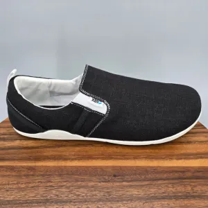 Xero Aptos Shoes Men's 15 Black Canvas Barefoot Minimalist Athletic Sneakers