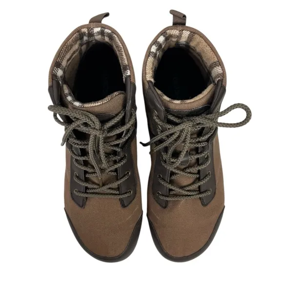 Xero Shoes Denver Barefoot Boots Sz 13 Minimalist Outdoor Brown Zero Drop Canvas