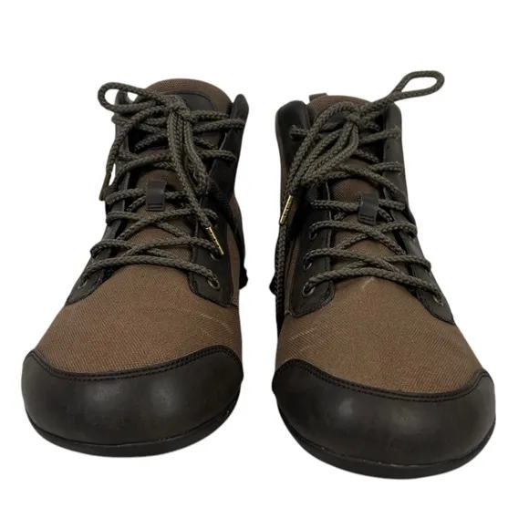 Xero Shoes Denver Barefoot Boots Sz 13 Minimalist Outdoor Brown Zero Drop Canvas