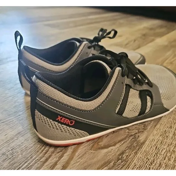 Xero Shoes Mens Zelen Gray Mesh Running &amp; Training Size 10.5 M