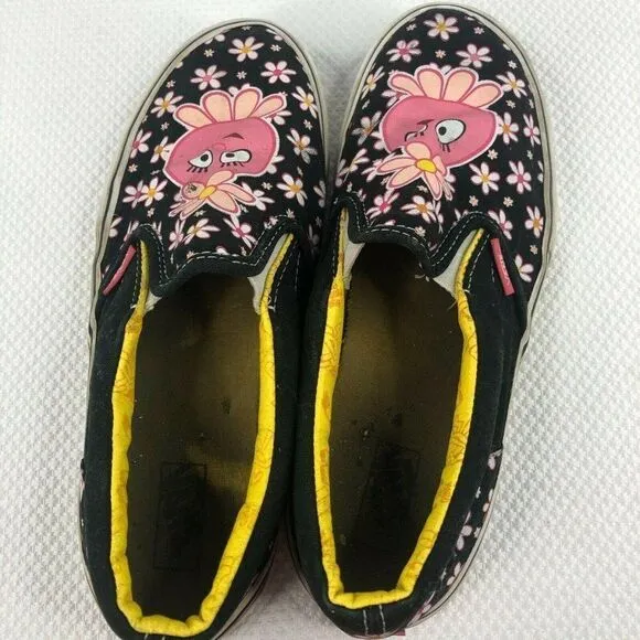 YO GABBA GABBA FOOFA SLIP ON SHOES SNEAKERS SIZE 4