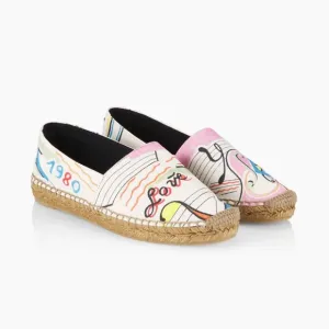 YSL SAINT LAURENT Perseo Canvas Espadrille Shoes EU size 35.5
