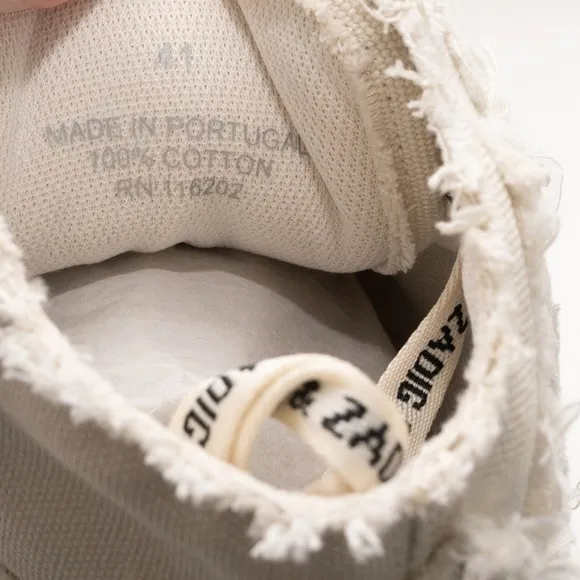 Zadig Voltaire. High Flash Canvas Shoes In White.