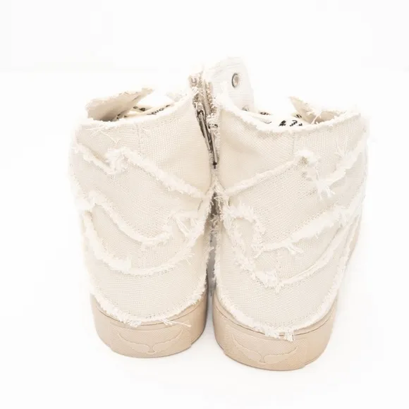 Zadig Voltaire. High Flash Canvas Shoes In White.