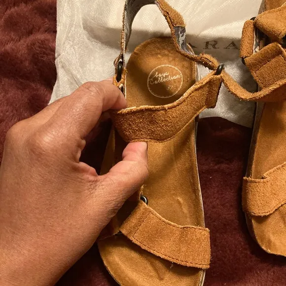 Zara boys suede sandal. Size 31            NWOT